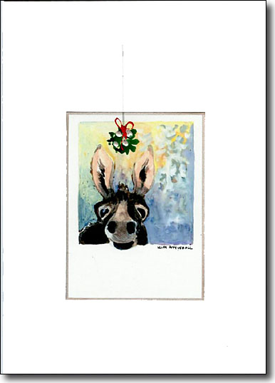 Donkey with Mistletoe image