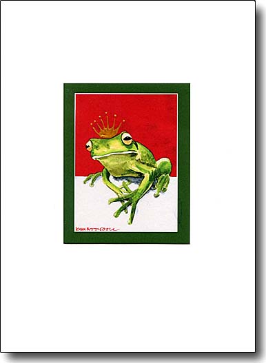 Frog Prince valentine card