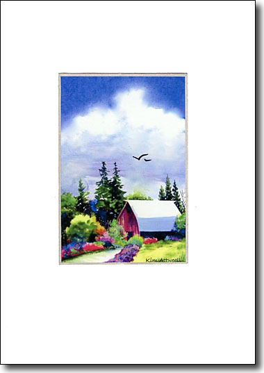 Puffy Clouds Lavender Barn image